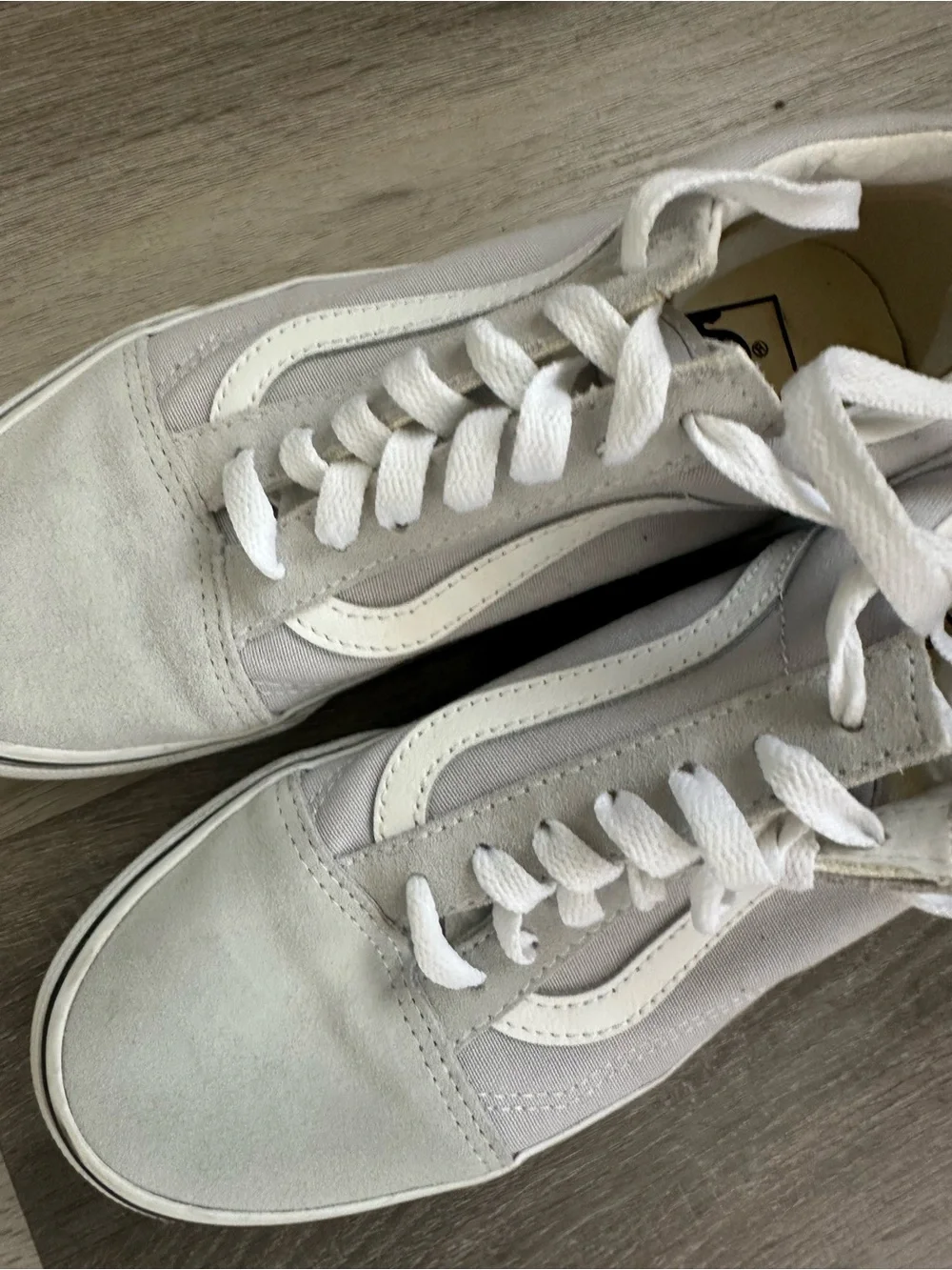 Vans Light Blue Suede Classic Old Skool Sneakers